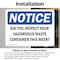 Signmission Did You Inspect Your Hazardous Waste Containers OSHA Notice Sign, Vinyl Decal, 7in W x 5in L, 2PK OS-2PACK-NS-D-57-L-10984 - alternate 6